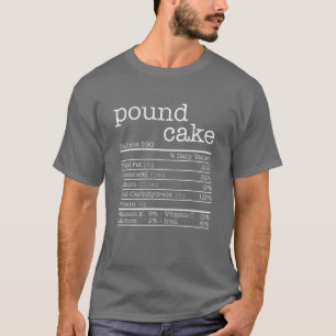T-shirt Pound Cake Nutrition Viande Drôle Thanksgiving Chr