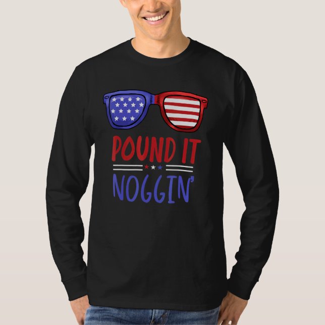 T-shirt Pound It Noggin - American Dude Pound It Noggin Su (Devant)