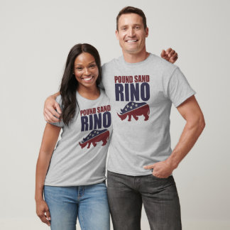 T-shirt Pound Sand Rino, Chemise Politique, Maga