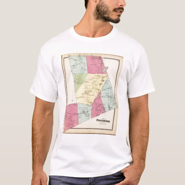 T-shirt Poundridge, ville (Devant)