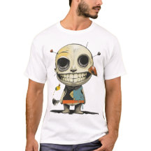 Poupée à égrenage noir Whimsy - Dessin d'horreur s