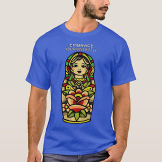T-shirt Poupée à l'ancienne Embrassez votre moi intérieur