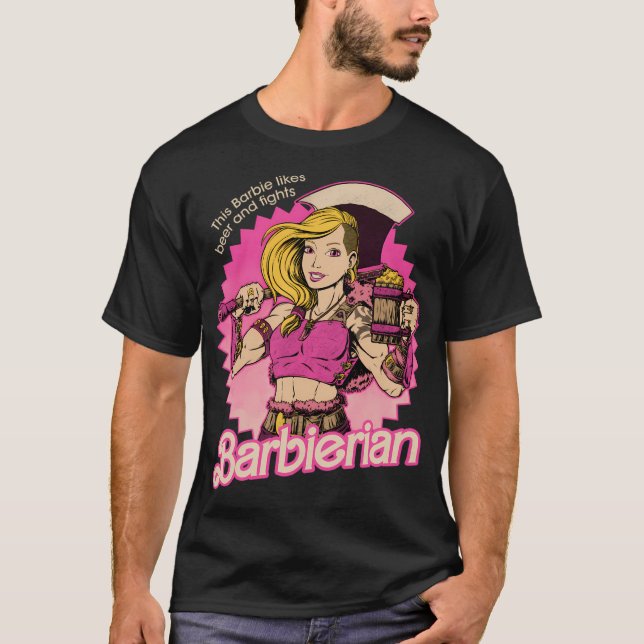 T-shirt Poupée barbare - Poupée puissante Rpg (Devant)
