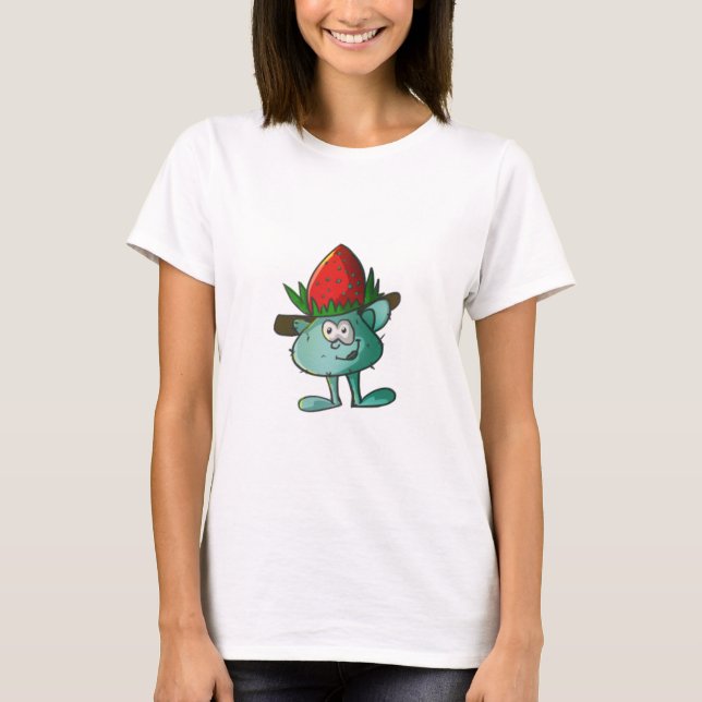 T-shirt Poupée de fraises (Devant)