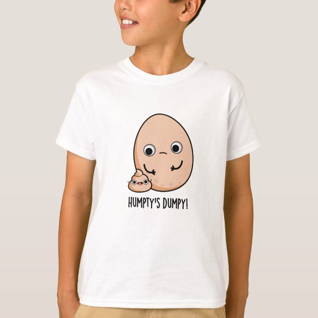 T-shirt Poupée d'Oeufs Drôle Humpty (Devant)