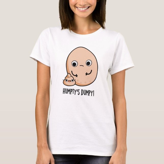 T-shirt Poupée d'Oeufs Drôle Humpty (Devant)