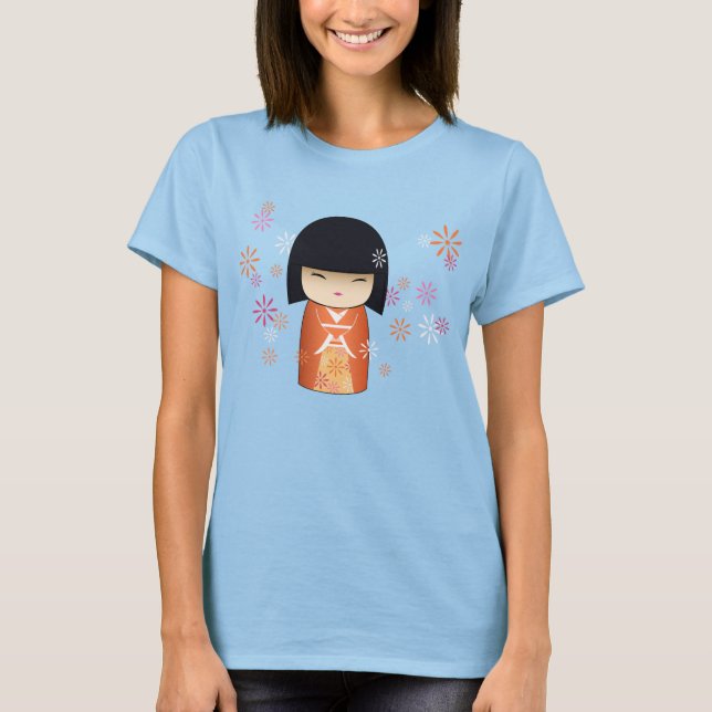 T-shirt Poupée Kokeshi - Akemi (Devant)