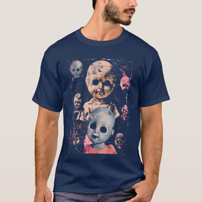 T-shirt Poupée Mignonne Créature Pastel Gothique Hauntedoy (Devant)
