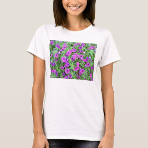 T-shirt poupée poupée violet Petunias