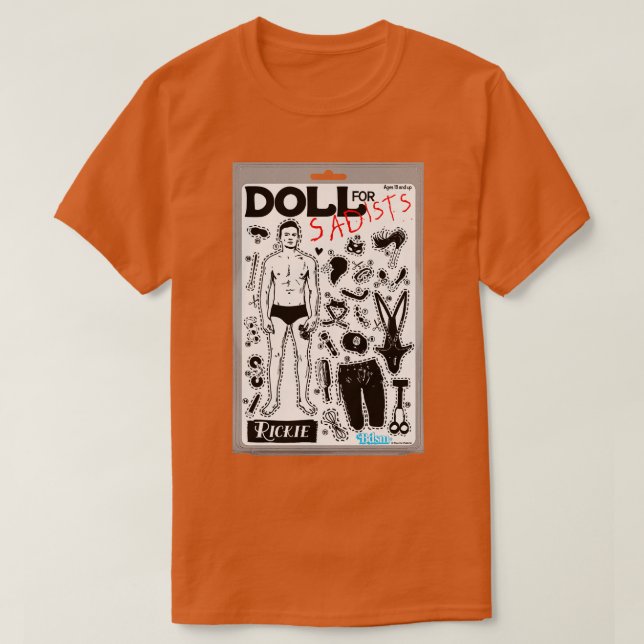T-shirt Poupée pour Sadists Couper et Coller Jouet (Design devant)