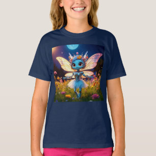 T-shirt Poupée robot danseuse de ballet dans les fleurs sa