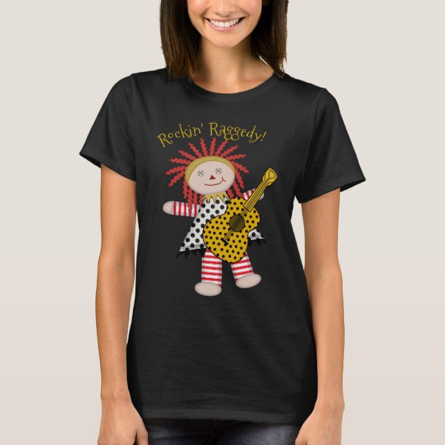T-shirt Poupée rock et raggedy - Personnalisé (Devant)