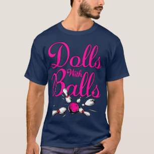 T-shirt Poupées Avec Des Boules Drôle Drôle Femmes Équipe 