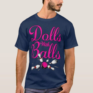 T-shirt Poupées Avec Des Boules Drôle Drôle Femmes Équipe 