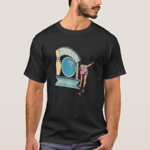 T-shirt Poupées Femmes Avec Boules Vintage Années 1950 Fem