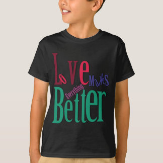T-shirt pour adolescent « L'amour rend tout meille
