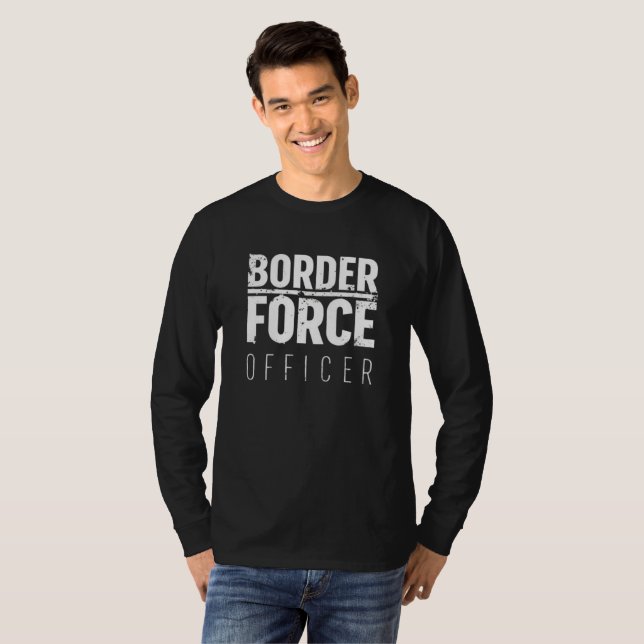T-shirt pour agent de la force frontalière (Devant entier)