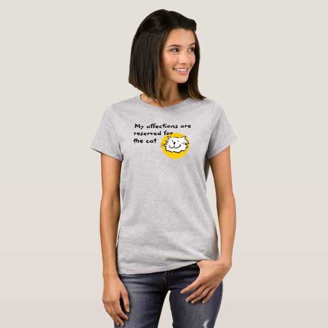 T-shirt pour amateur de chats affectionnant son pr (Devant entier)