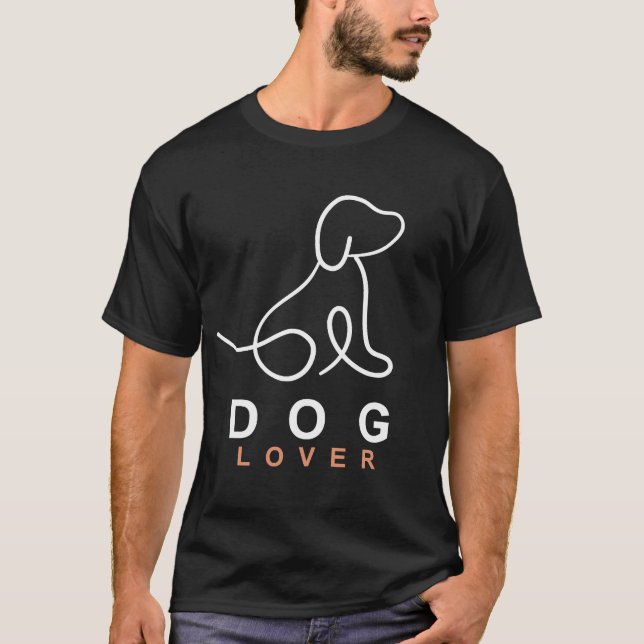 T-Shirt pour amateur de CHIEN (Devant)
