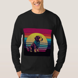 T-shirt pour amateur de chien avec illustration de