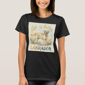 T-shirt pour amateur de chien Labrador Retriever m