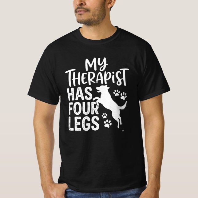 T-shirt pour amateur de chiens (Devant)