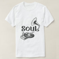 T-shirt pour amateur de musique soul classique sur