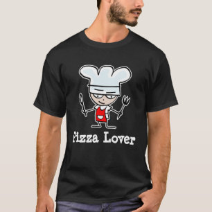 T-shirt pour amateur de pizza