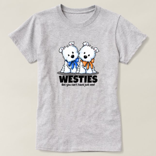 T-Shirt pour amateur de Westie (Design devant)