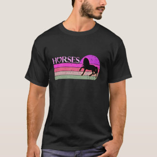 T-shirt pour amoureux de chevaux Cadeaux pour fill