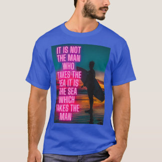 T-shirt pour amoureux mer et surfin