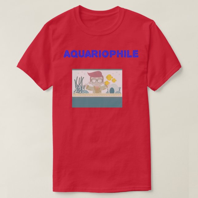 T-shirt Pour Aquarist (Design devant)