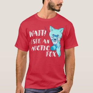 T-shirt Pour Arctic Fo Wait Je Vois Antarctique Animal Pou