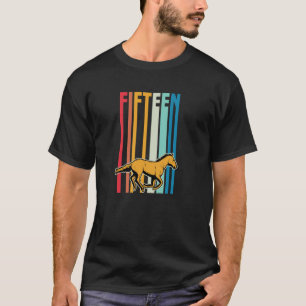 T-shirt Pour B Anniversaire Thème Cheval 15 Ans Équestre