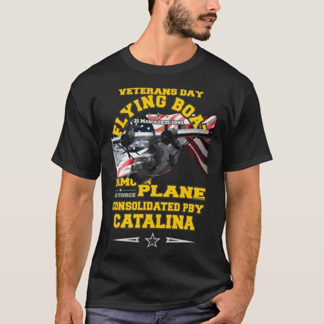 T-shirt pour bateau à moteur consolidé PBY Catalin (Devant)