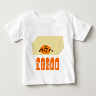 T-SHIRT POUR BÉBÉ みかんばこロゴ