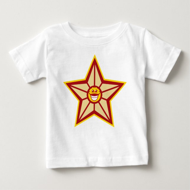 T-SHIRT POUR BÉBÉ スター (Devant)