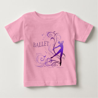 T-SHIRT POUR BÉBÉ バレエスクロール