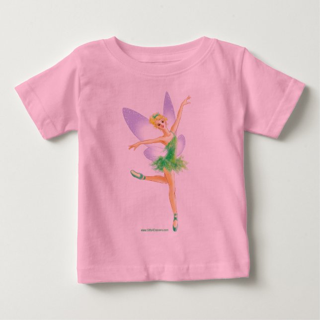 T-SHIRT POUR BÉBÉ バレエフェアリー (Devant)