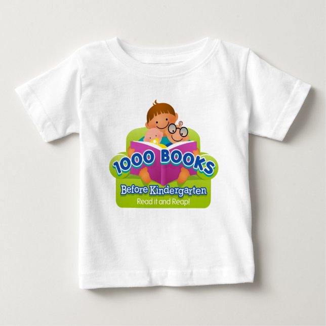 T-shirt Pour Bébé 1000 livres avant chemise de jardin d'enfants (Devant)