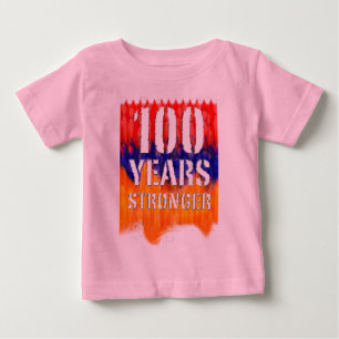 T-shirt Pour Bébé 100 ans de chemise organique infantile arménienne