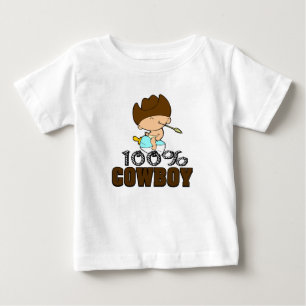 T-shirt Pour Bébé 100% Cowboy