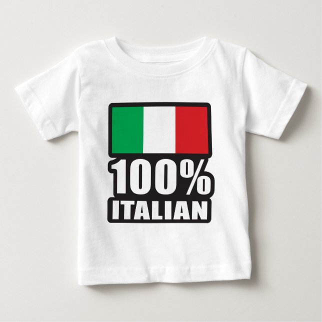 T-shirt Pour Bébé 100% italien (Devant)