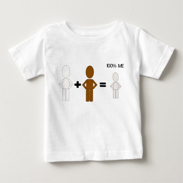 T-SHIRT POUR BÉBÉ 100% JE (Devant)