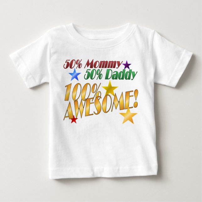 T-shirt Pour Bébé 100% Magnifique ! (Devant)
