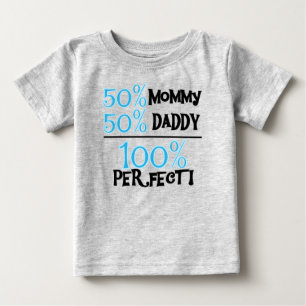 T-shirt Pour Bébé 100% Parfait Bleu