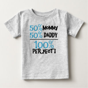 T-shirt Pour Bébé 100% Parfait Bleu