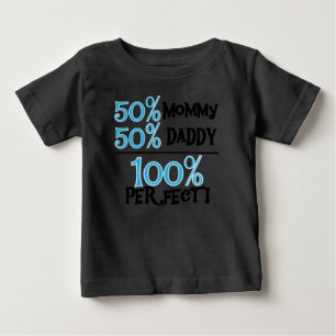 T-shirt Pour Bébé 100% Parfait Bleu
