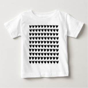 T-shirt Pour Bébé 100 poulets - Noir