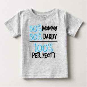 T-shirt Pour Bébé 100 pour cent perfectionnent le bleu